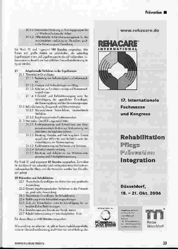 Vorschauseite 3: Prävention und Gesundheitsförderung in der Ergotherapie