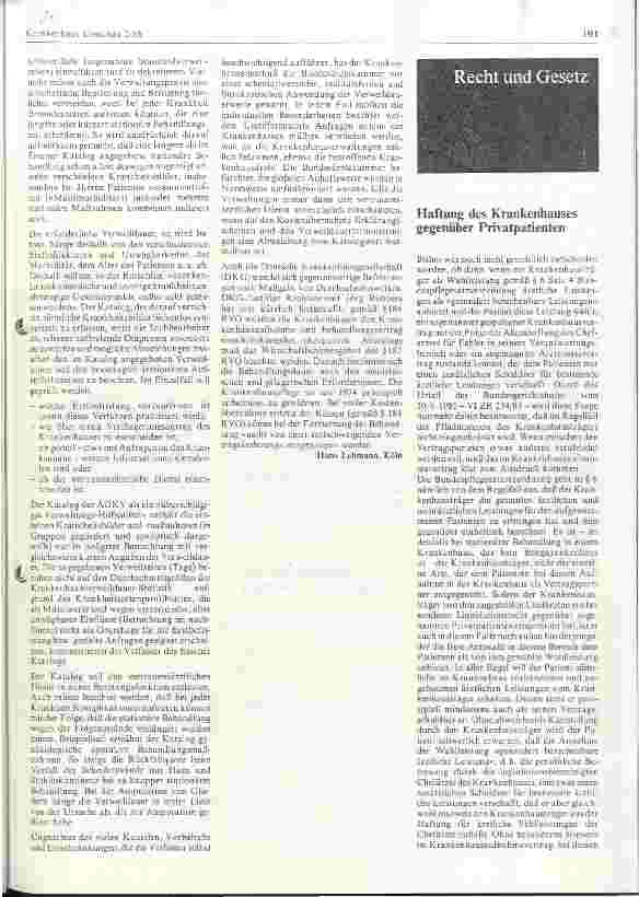 Vorschauseite 2: Anhaltszahlen-Katalog für die Verweildauer überarbeitet
