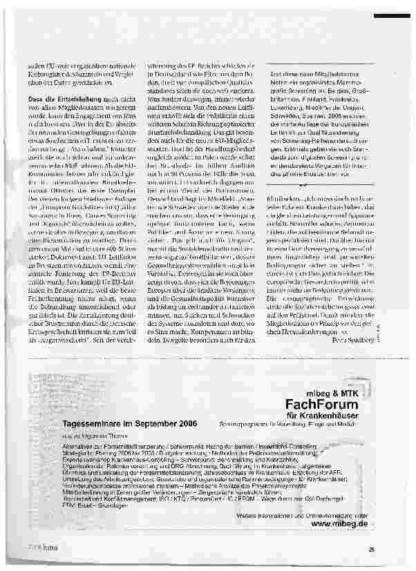 Vorschauseite 2: Lebensaufgabe Brustkrebs