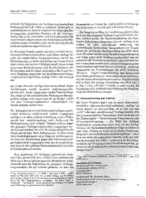 Vorschauseite 5: Auflagen im arzneimittelrechtlichen Zulassungsbescheid - Rechtsmittel, Rechtsfolgen und Konsequenzen -