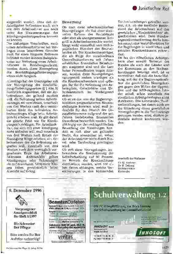 Vorschauseite 4: Gesetzesänderungen im Arbeitsrecht
