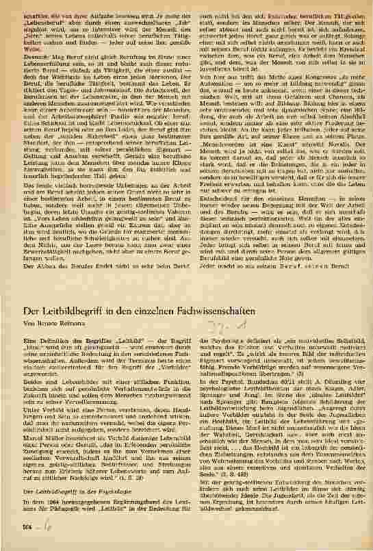 Vorschauseite 1: Der Leitbildbegriff in den einzelnen Fachwissenschaften