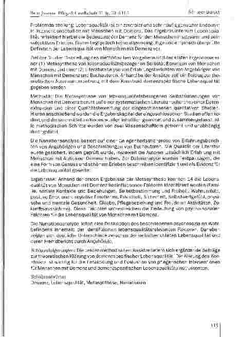 Vorschauseite 2: Das Konzept Lebensqualität von Menschen mit Demenz verstehenZwei Ansätze zur theoretischen Auseinandersetzung