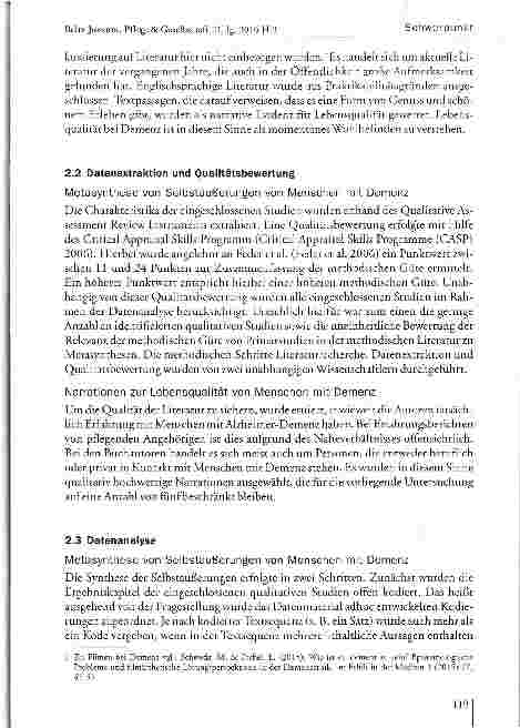 Vorschauseite 6: Das Konzept Lebensqualität von Menschen mit Demenz verstehenZwei Ansätze zur theoretischen Auseinandersetzung