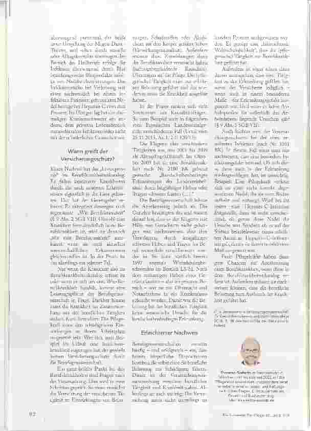 Vorschauseite 2: Berufskrankheiten: Wie sie anerkannt werden