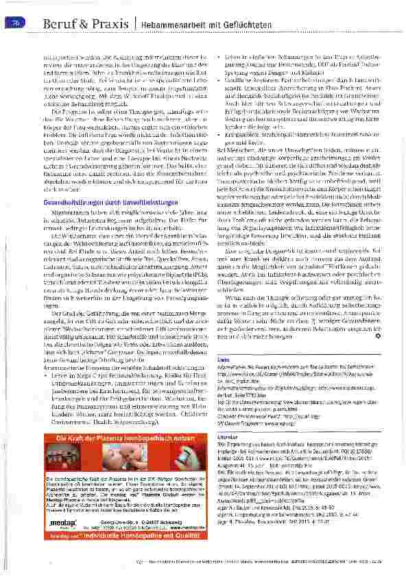 Vorschauseite 5: Hepatitis, Malaria, Würmer und Pestizide