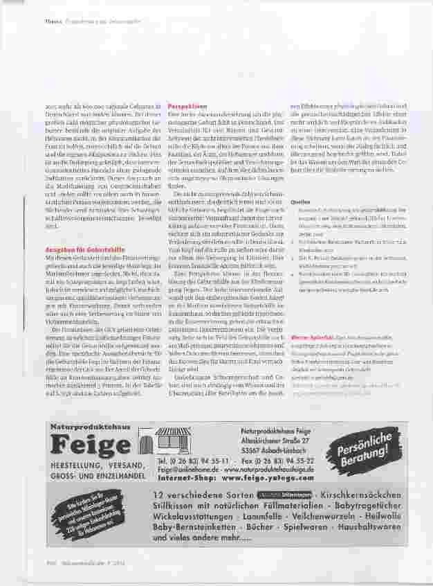 Vorschauseite 4: Geburtshilfe zwischen Anspruch und Finanzierung