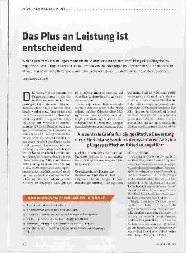 Vorschauseite 1: Das Plus an Leistung ist entscheidend
