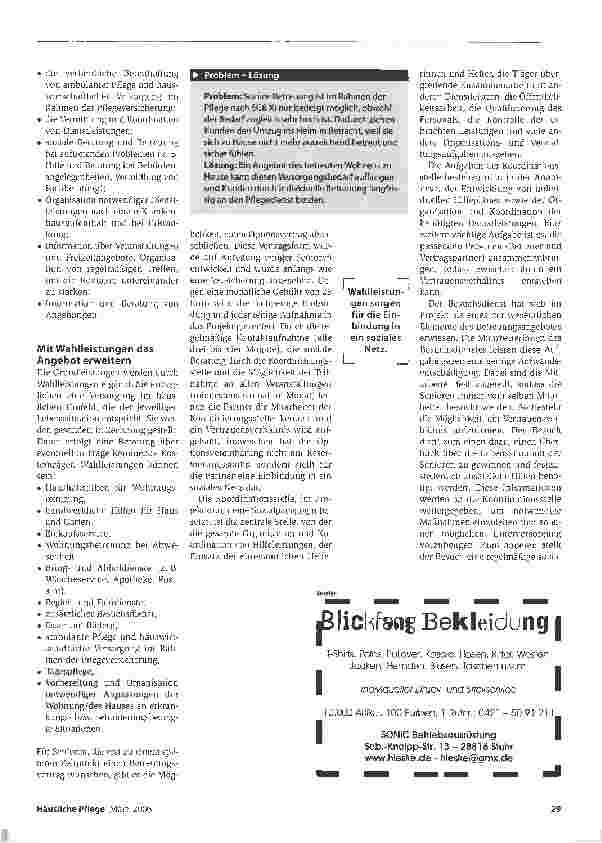 Vorschauseite 2: Betreuung und Sicherheit in der Häuslichkeit anbieten - Erfahrungen des Projekts SIMBA Home, sweet home