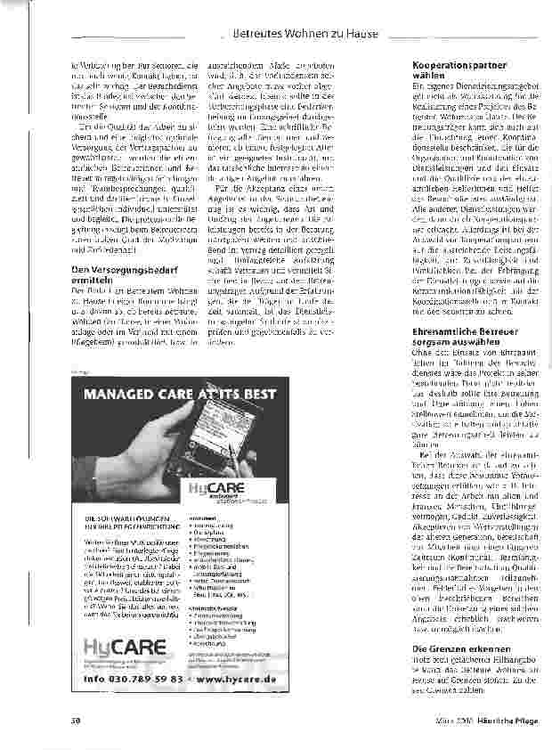 Vorschauseite 3: Betreuung und Sicherheit in der Häuslichkeit anbieten - Erfahrungen des Projekts SIMBA Home, sweet home