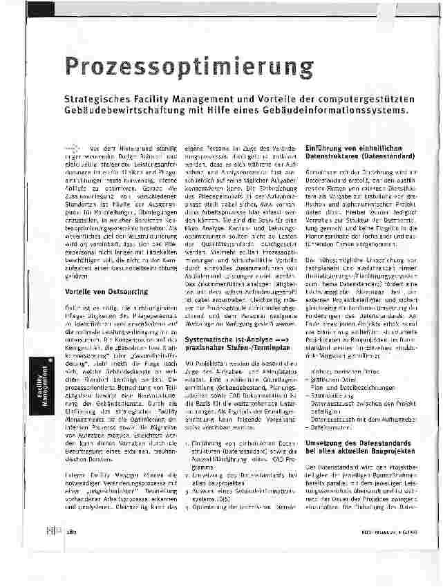 Vorschauseite 1: Prozessoptimierung