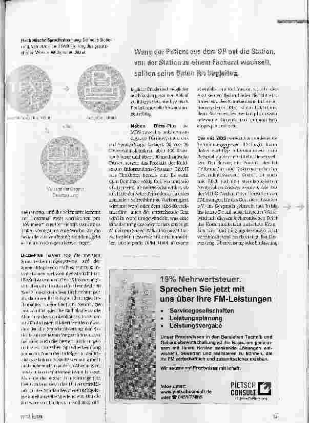 Vorschauseite 2: Die digitale Klinik
