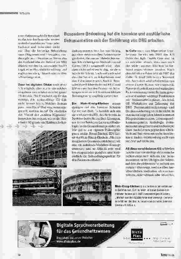 Vorschauseite 3: Die digitale Klinik