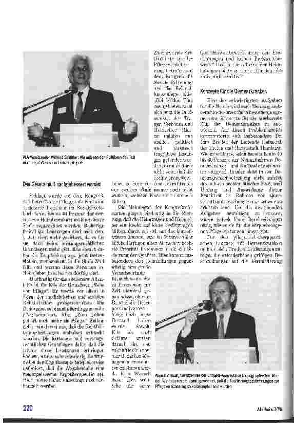 Vorschauseite 3: Klare politische Signale gefordert Zweiter Bundesheimleitertag des VLA