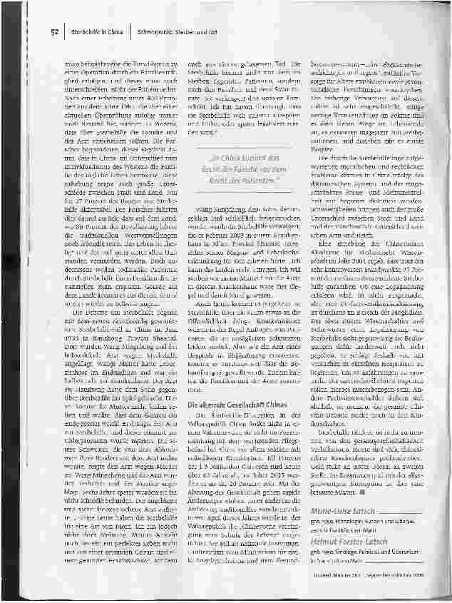 Vorschauseite 3: Sterbehilfe in China