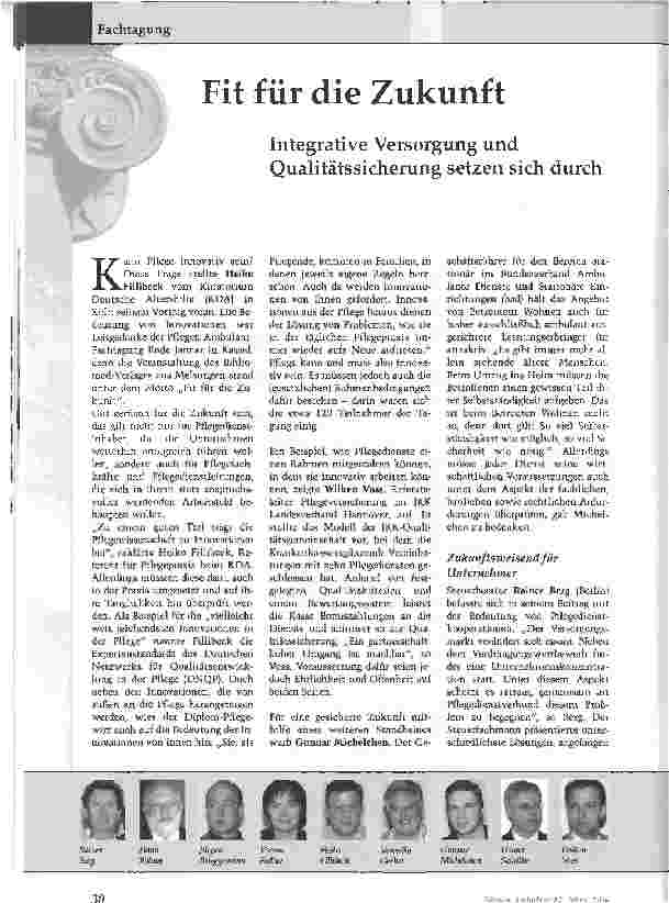 Vorschauseite 1: Fit für die Zukunft