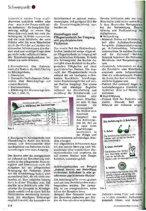 Vorschauseite 4: Stationshandbuch einer geschlossenen psychiatrischen Aufnahmestation für Frauen Vorstellung eines Einarbeitungskonzeptes für SchülerInnen zur Einarbeitung, Anleitung und Mitarbeit…