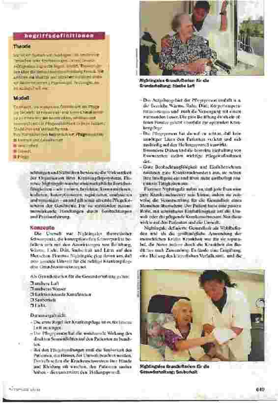 Vorschauseite 2: First Lady der Pflege
