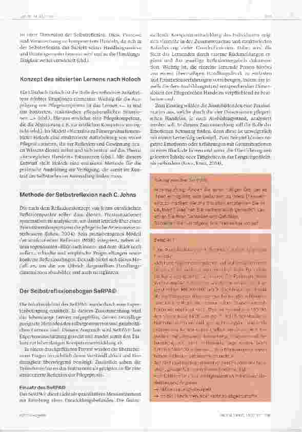 Vorschauseite 3: Kompetenzentwicklung über Selbstreflexion