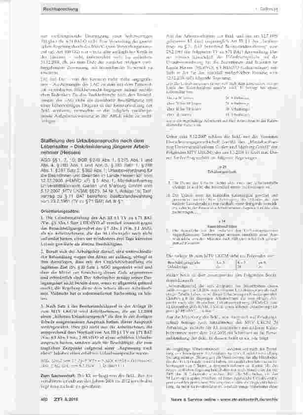 Vorschauseite 4: Eingruppierung einer Fallmanagerin vorübergehende Übertragung einer höherwertigen Tätigkeit billiges ErmessenBAT-0 §§22, 24; BGB §315