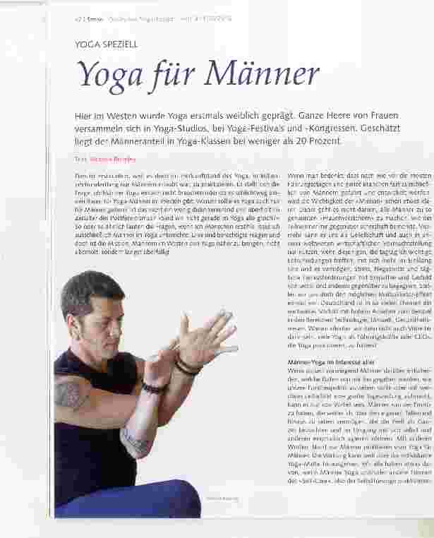 Vorschauseite 1: YOGA SPEZIELL Yoga für Männer