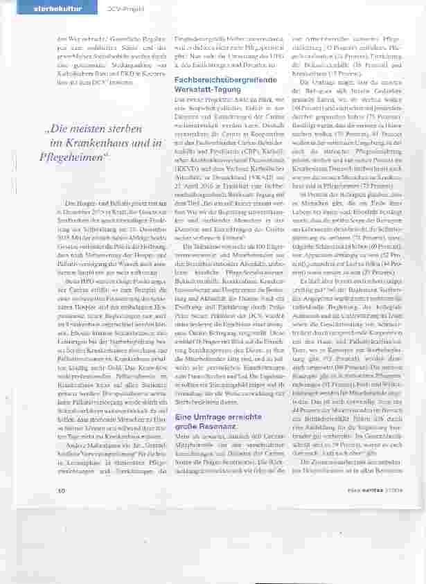 Vorschauseite 2: Bei uns soll keiner einsam sterben