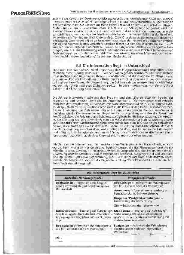 Vorschauseite 6: Der Pflegeprozess im Kontext der Professionalisierung