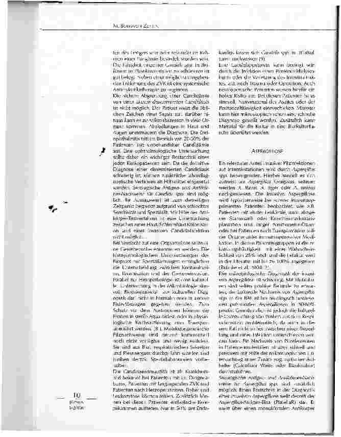 Vorschauseite 3: PILZINFEKTIONEN -WIE KÖNNEN SIE ERKANNT WERDEN?