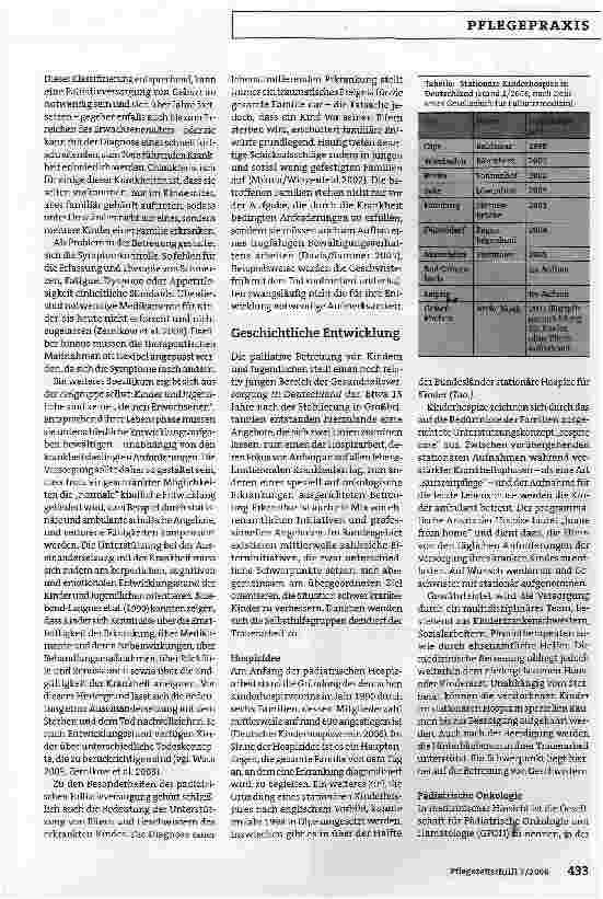 Vorschauseite 2: Palliative Betreuung in der Pädiatrie:Auf Bedürfnisse kindgerecht eingehen