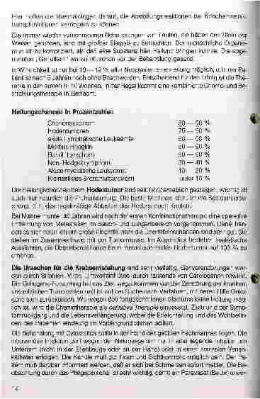 Vorschauseite 2: Neue Erkenntnisse und Methoden der Medizin in der Krebsbehandlung