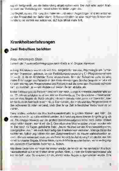 Vorschauseite 3: Neue Erkenntnisse und Methoden der Medizin in der Krebsbehandlung
