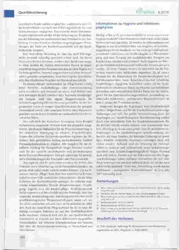 Vorschauseite 2: Qualitätsberichte - das ist neu