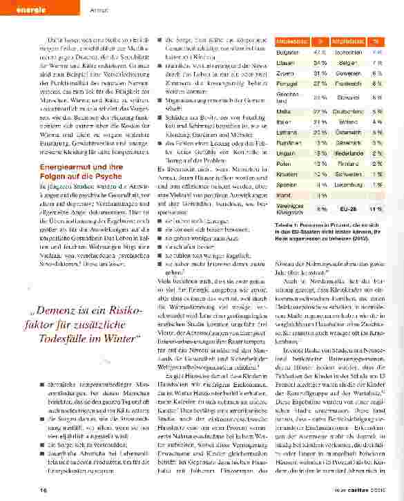 Vorschauseite 3: Energiearmut macht krank