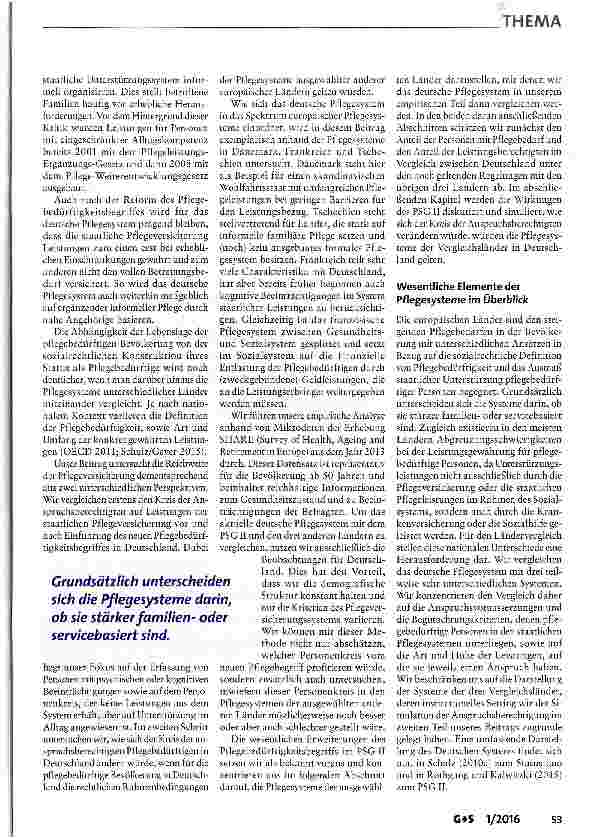 Vorschauseite 2: Andere Länder, andere Wege: Pflege im internationalen Vergleich