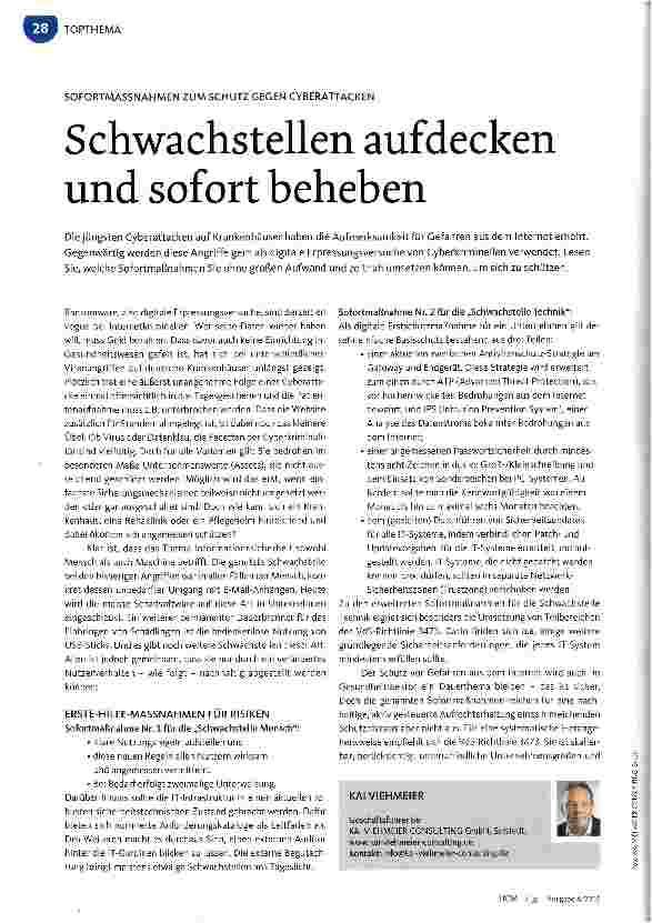 Vorschauseite 1: Schwachstellen aufdecken und sofort beheben