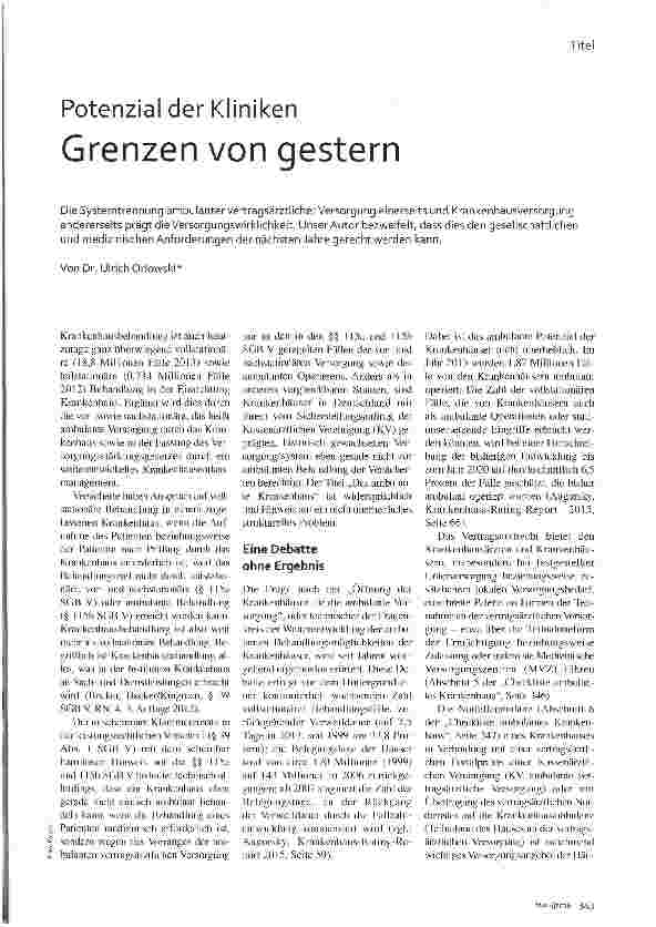 Vorschauseite 2: Grenzen von gestern