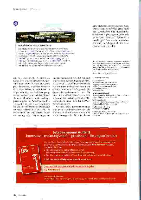 Vorschauseite 3: Wissensmanagement Schatzsuche in der Pflege