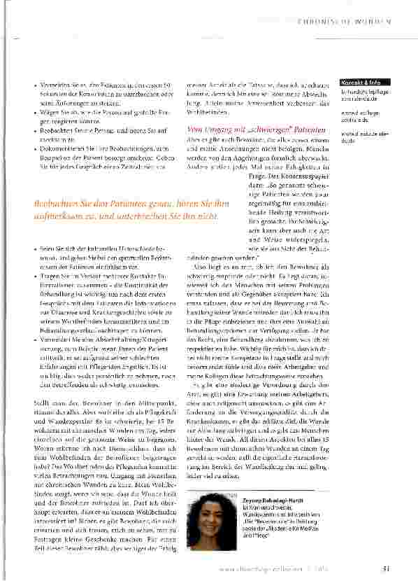 Vorschauseite 4: Der Mensch hinter der Wunde