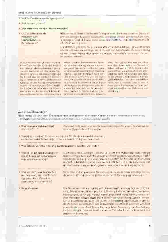 Vorschauseite 4: Lebenshilfe Sterbewissen für Pflegende im Kontakt mit Angehörigen sterbender Menschen