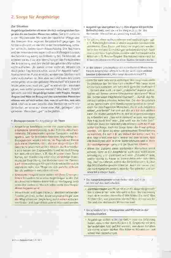 Vorschauseite 6: Lebenshilfe Sterbewissen für Pflegende im Kontakt mit Angehörigen sterbender Menschen