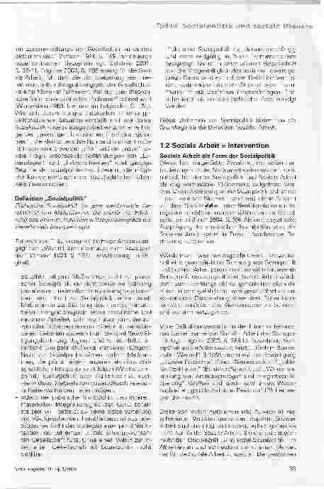 Vorschauseite 2: Soziale Arbeit als InterventionVersuch einer integrierten Definition mit Blick auf Sozialpolitik und soziale Dienste