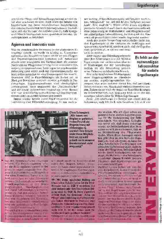 Vorschauseite 2: Stark in Bewegung 41.Jahrestag der ErgotherapeutInnen in Magdeburg