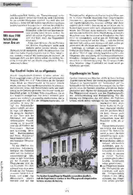 Vorschauseite 3: Stark in Bewegung 41.Jahrestag der ErgotherapeutInnen in Magdeburg