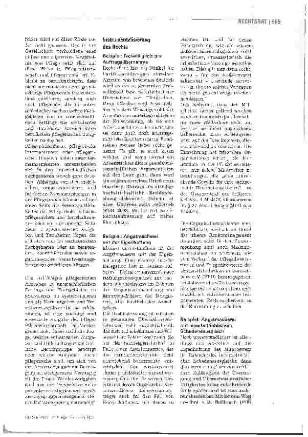 Vorschauseite 2: Standortbestimmung Pflege