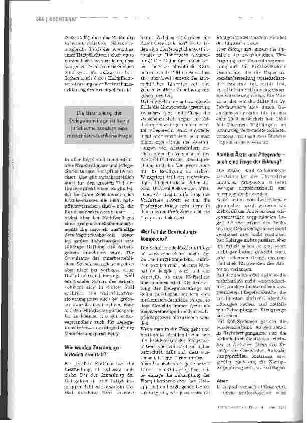 Vorschauseite 3: Standortbestimmung Pflege