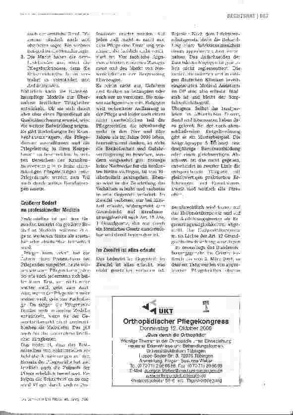 Vorschauseite 4: Standortbestimmung Pflege