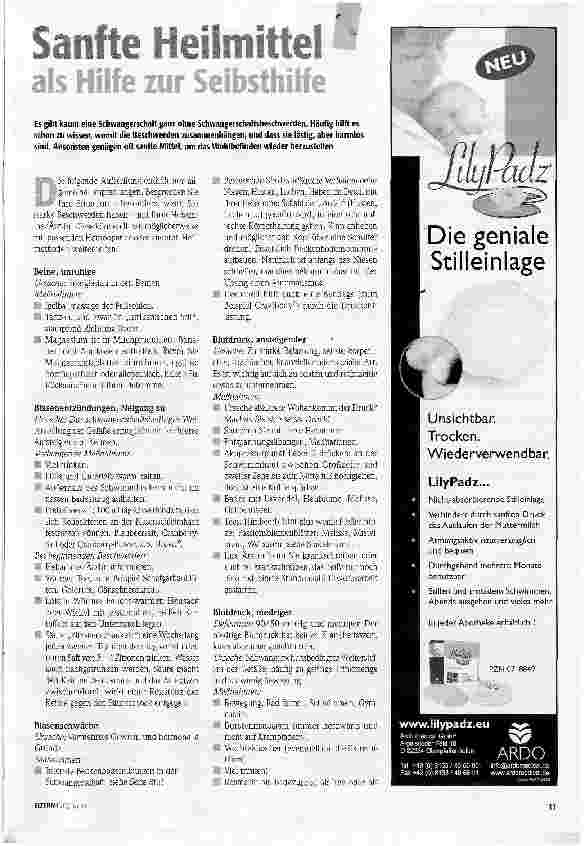 Vorschauseite 1: Sanfte Heilmittel als Hilfe zur Selbsthilfe