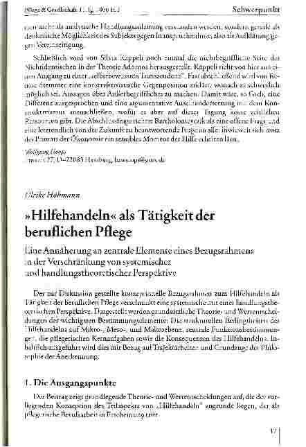 Vorschauseite 1: Hilfehandeln als Tätigkeit der beruflichen Pflege