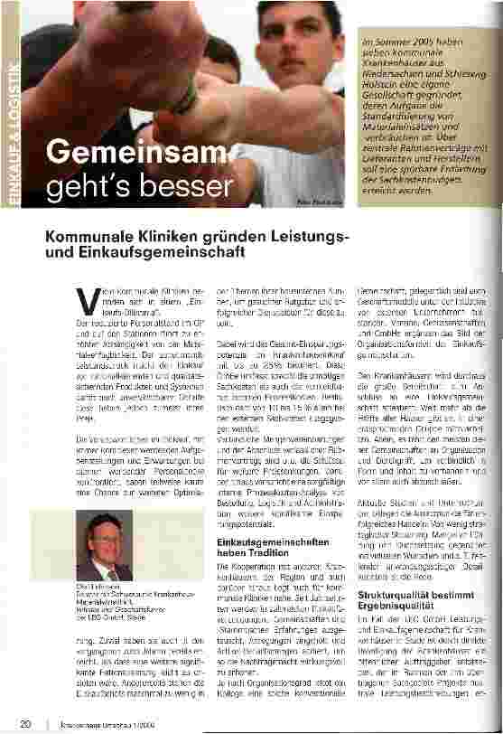 Vorschauseite 1: Gemeinsam gehts besser