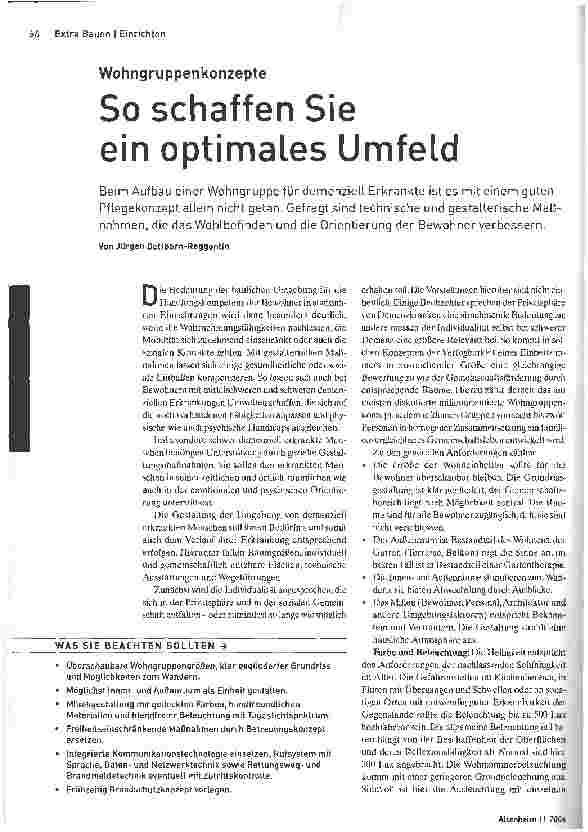 Vorschauseite 1: So schaffen Sie ein optimales Umfeld